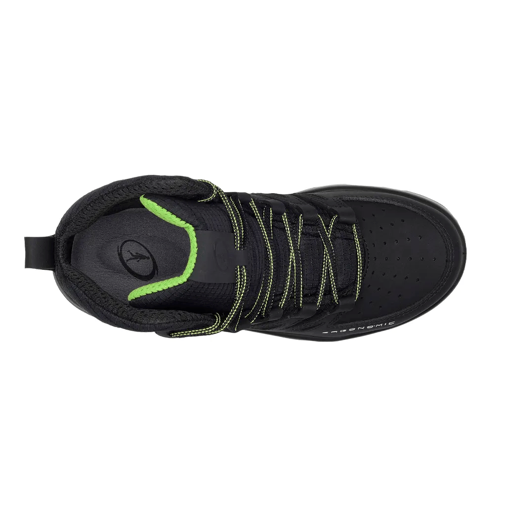 BOTA RIVERLINE MODELO QUANTUM AIR NEGRO/VERDE