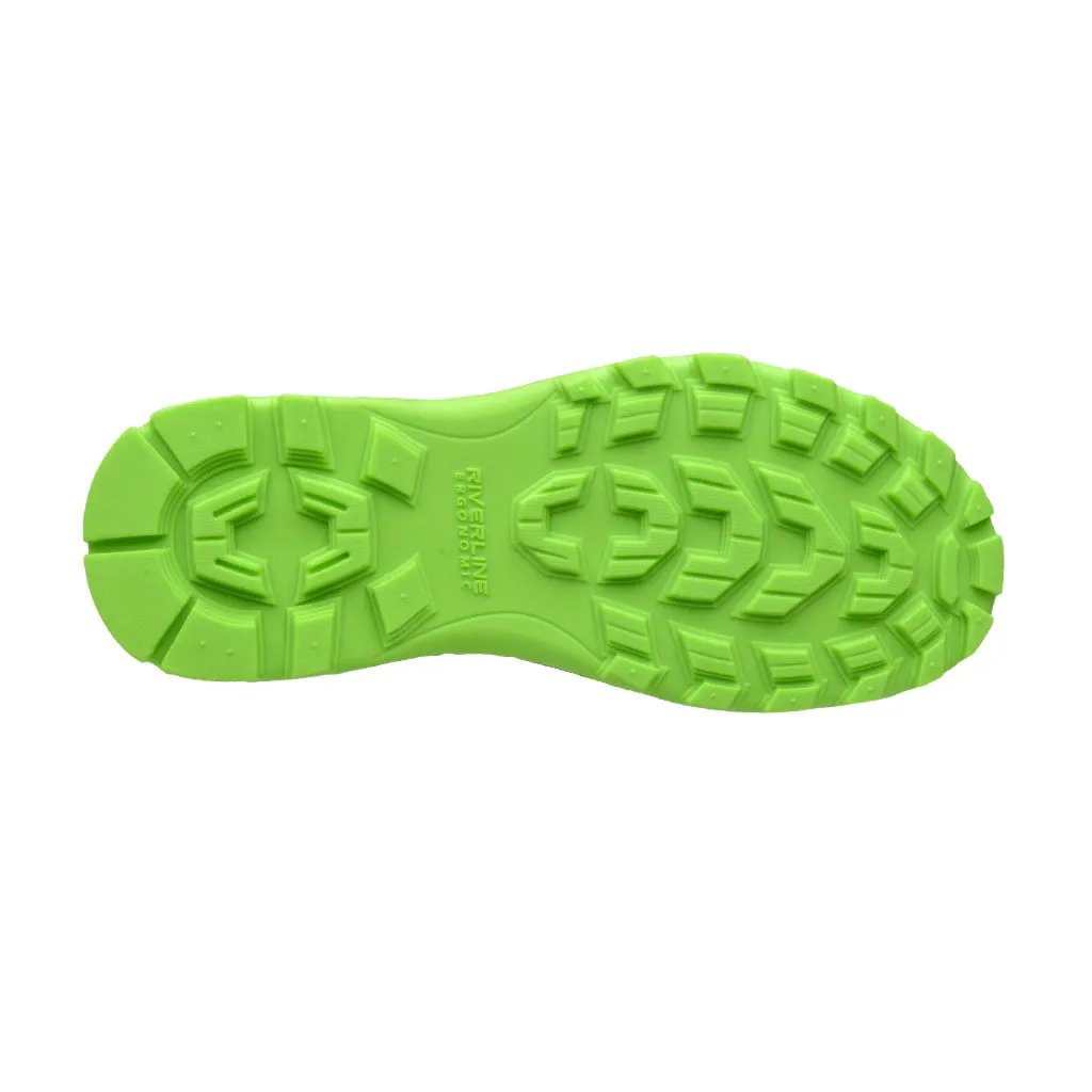 BOTA RIVERLINE MODELO QUANTUM AIR NEGRO/VERDE