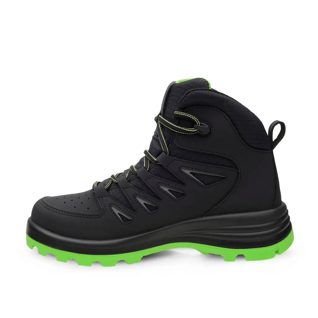BOTA RIVERLINE MODELO QUANTUM AIR NEGRO/VERDE