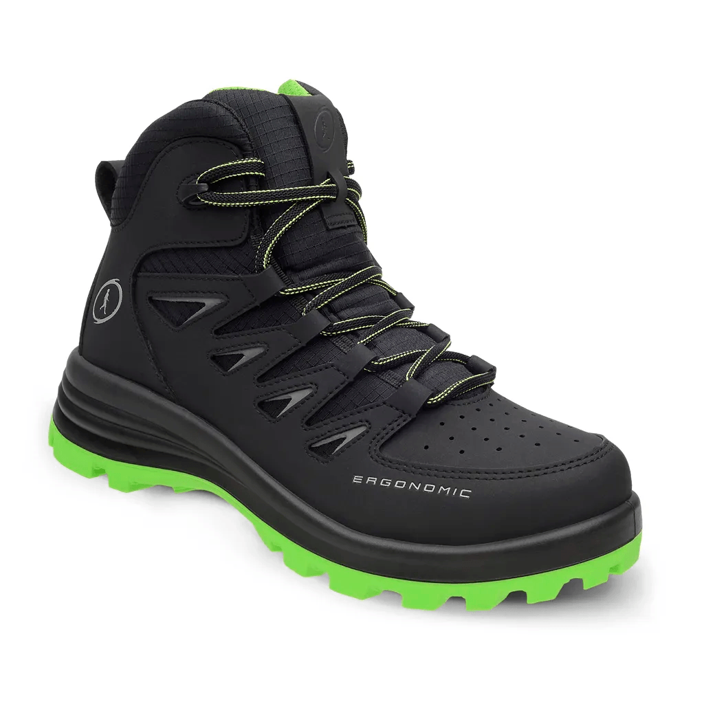 BOTA RIVERLINE MODELO QUANTUM AIR NEGRO/VERDE
