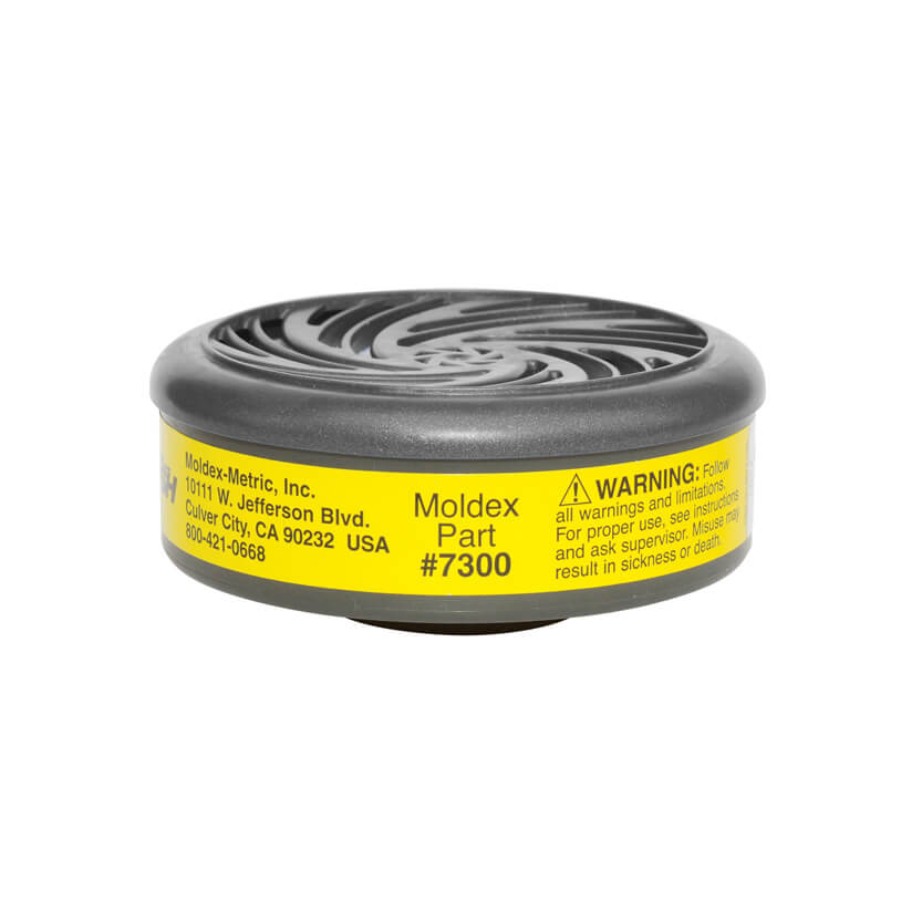 CARTUCHO DE VAPORES/GASES ACIDOS ORGANICOS MOLDEX  7300