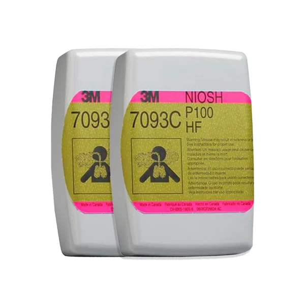FILTRO FLOURURO DE HIDROGENO, VAPOR ORGANICO Y GAS ACIDO 3M™ P100, 7093C