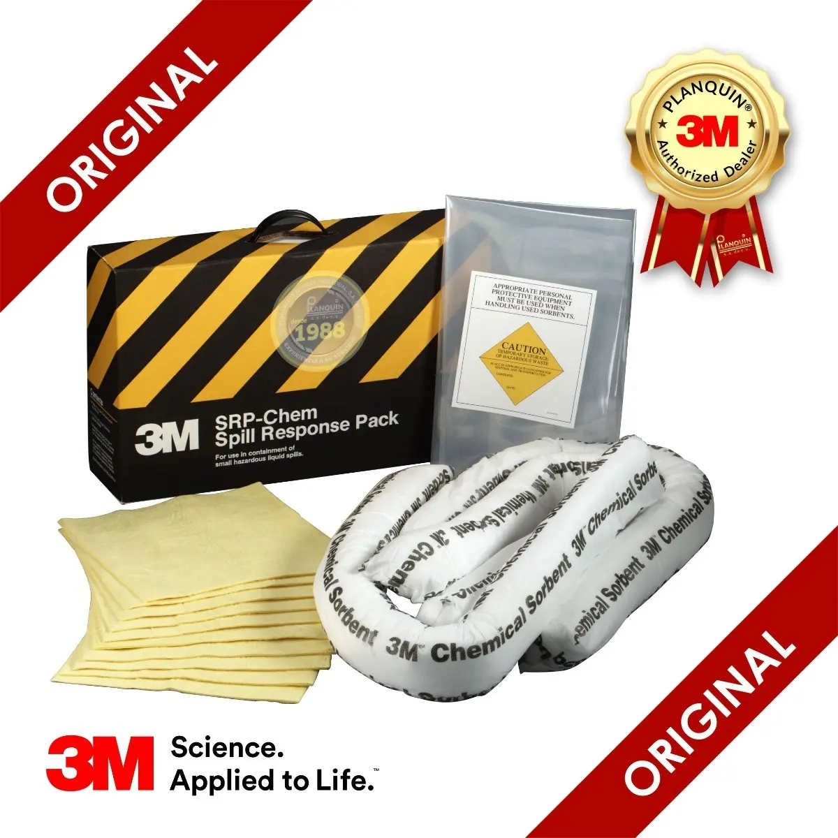 KIT ABSORBENTE PARA DERRAMES QUIMICOS 3M™ SRP-CHEM