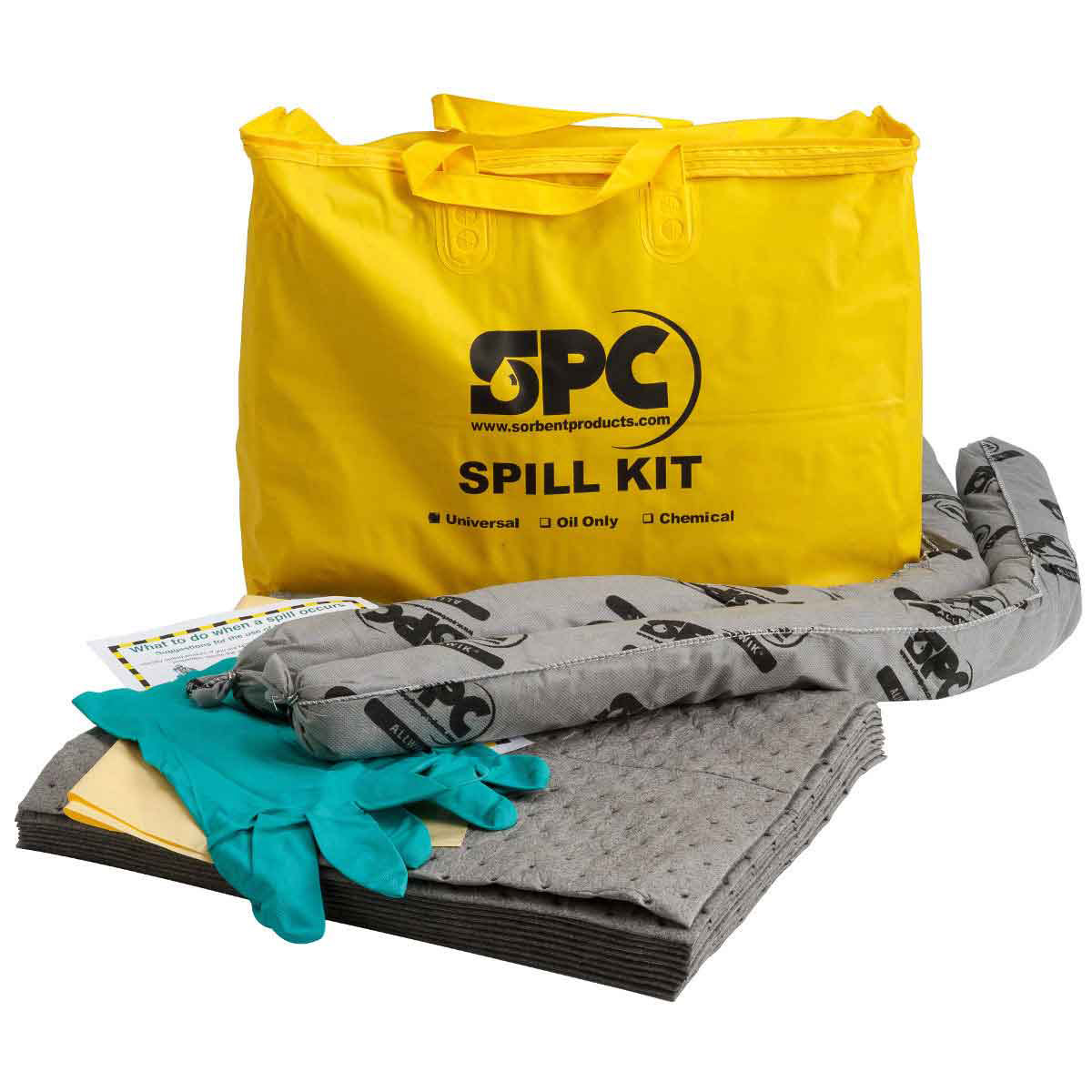 KIT PORTÁTIL PARA DERRAMES 5 GALONES  UNIVERSAL SPC®